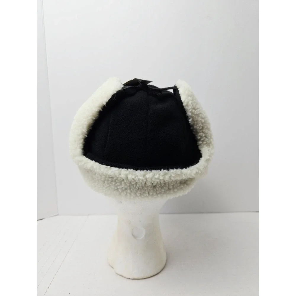 Broner Kids black hat trapper NWT Micro Fleece 6-10 years